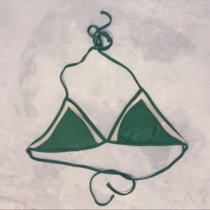 NWT Aerie Olive & Cream Mesh △Top